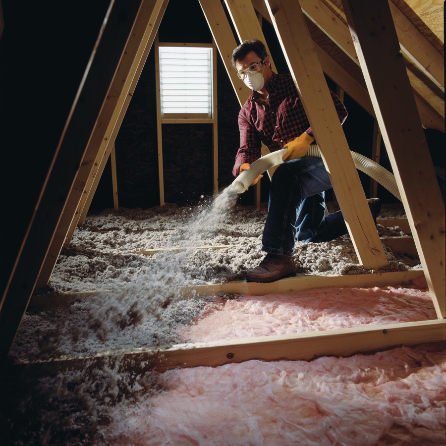 DIY Cellulose Insulation Installation 